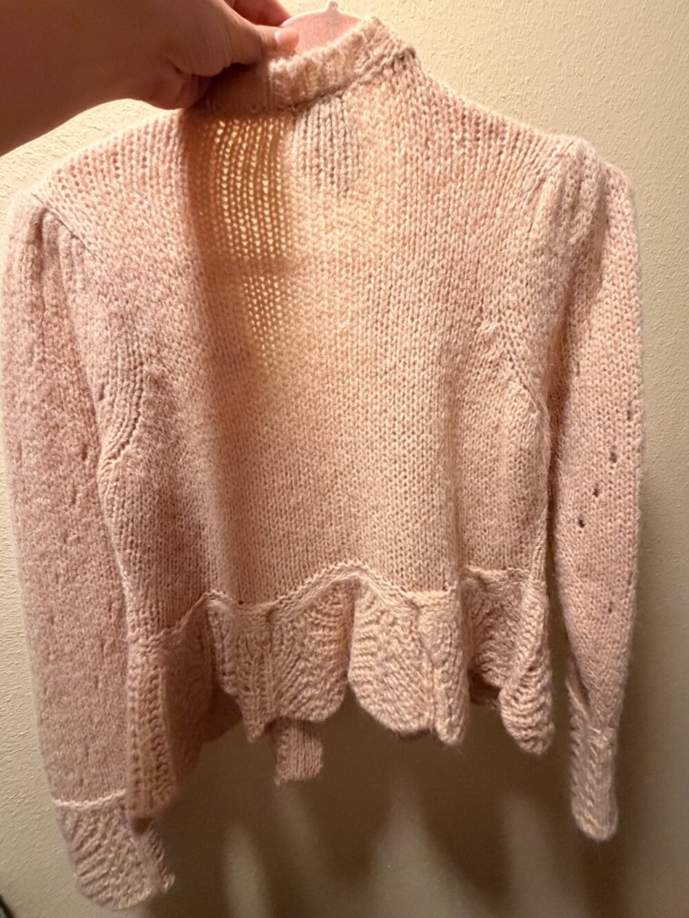 Farm Rio NW Sand Ruffle Knit Cardigan - Picture 6 of 6